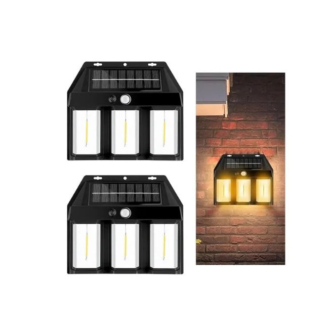 Lampa Solară De Exterior, 3 Led, Waterproof.