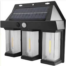 Lampa Solară De Exterior, 3 Led, Waterproof.