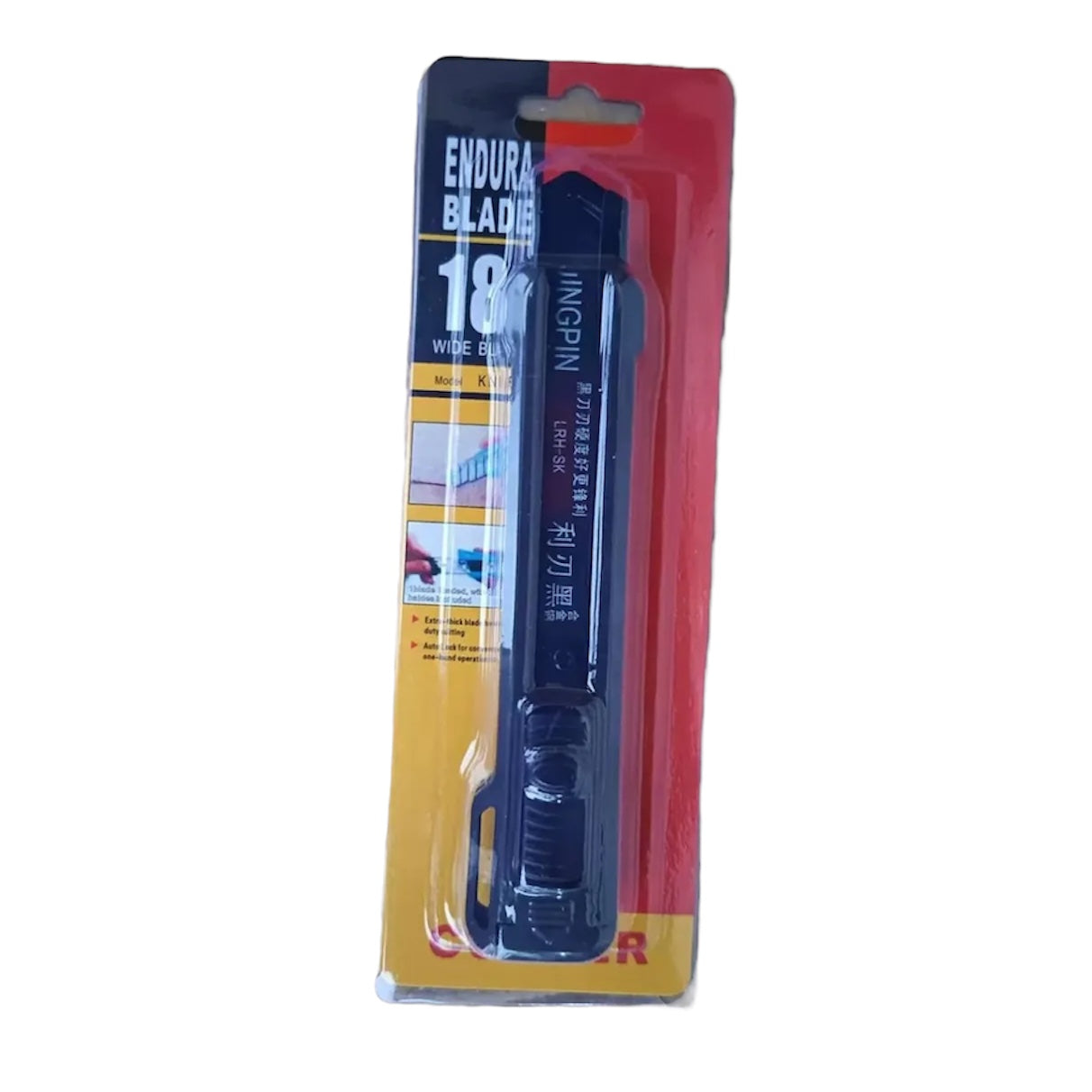 Cutter Profesional Cu Lame Negre-De 18 mm