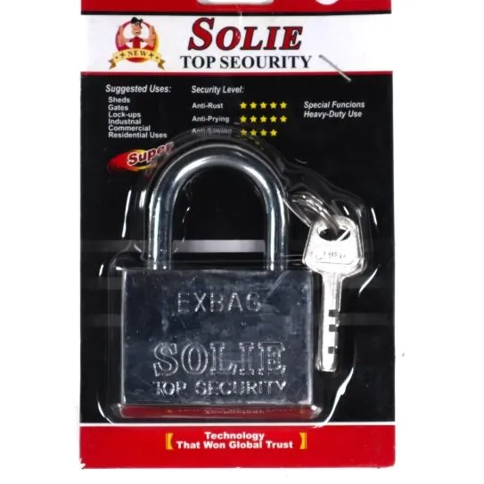 Lacat Din Inox Solie cu 3 Chei