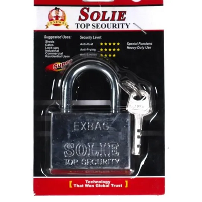 Lacat Din Inox Solie cu 3 Chei