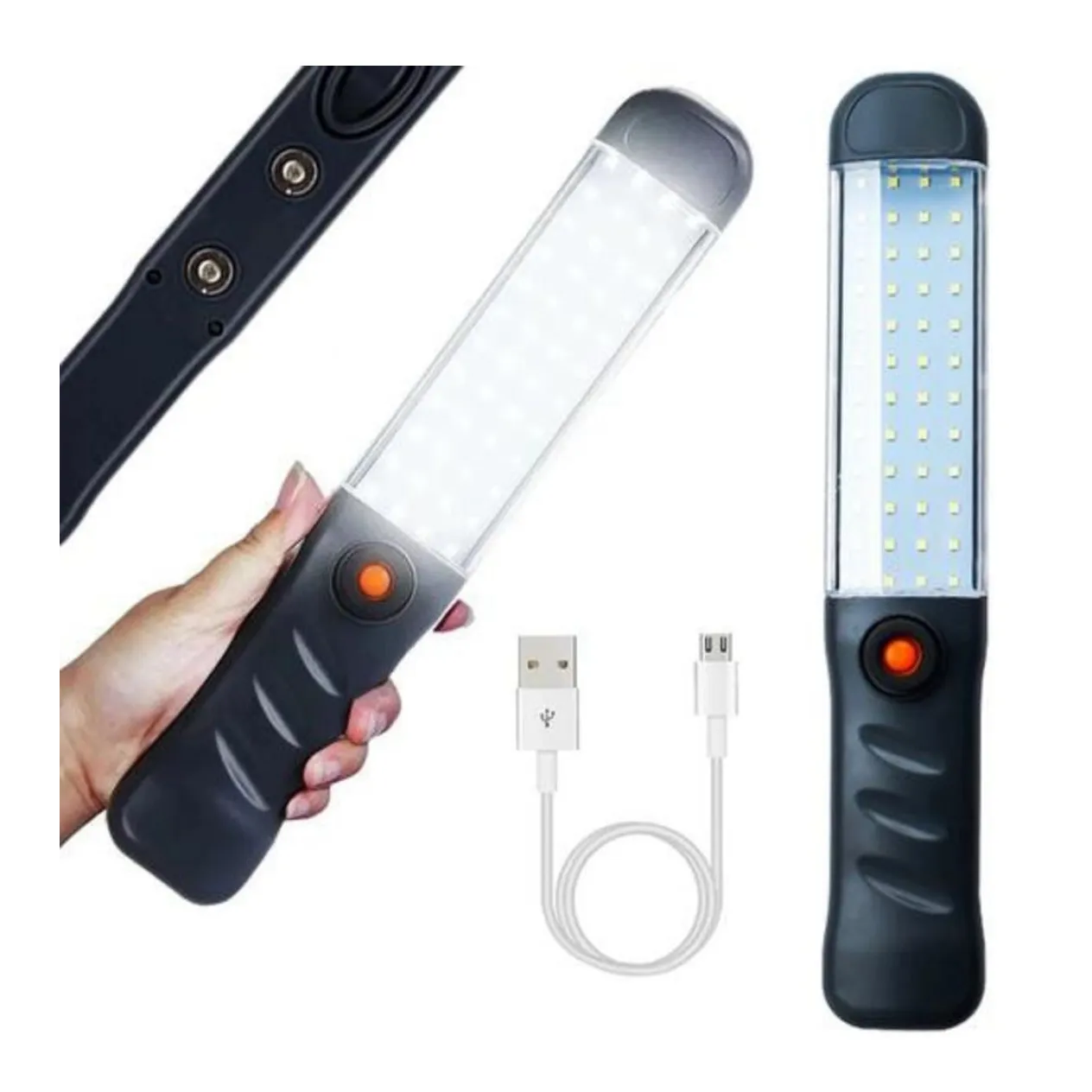 Lanternă LED Reîncărcabilă-cu 3 Moduri de Iluminare