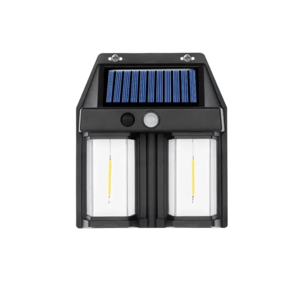 Lampă LED Solară Exterior, Cu Senzor De Mișcare, 3 Moduri, Lumină Caldă