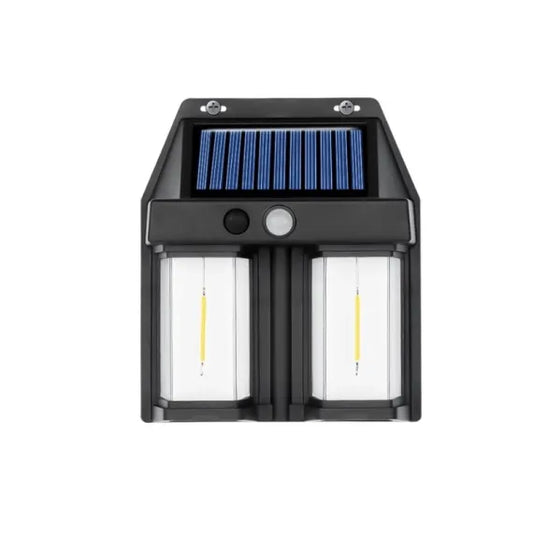 Lampă LED Solară Exterior, Cu Senzor De Mișcare, 3 Moduri, Lumină Caldă