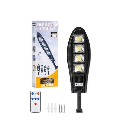 Lampă Solară LED, Cu Senzor de Mișcare și Telecomandă, 80W.