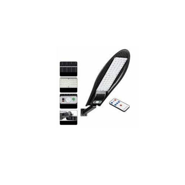 Lampă Solară LED, Cu Senzor de Mișcare și Telecomandă, 80W.