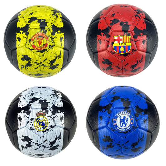 Minge de Fotbal Model Cluburi, 360g, Mărimea 5
