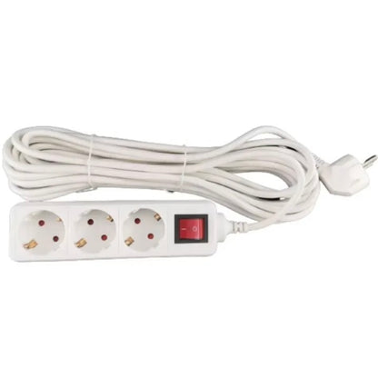 Prelungitor Cu 3 Prize, 3M, Buton Rosu