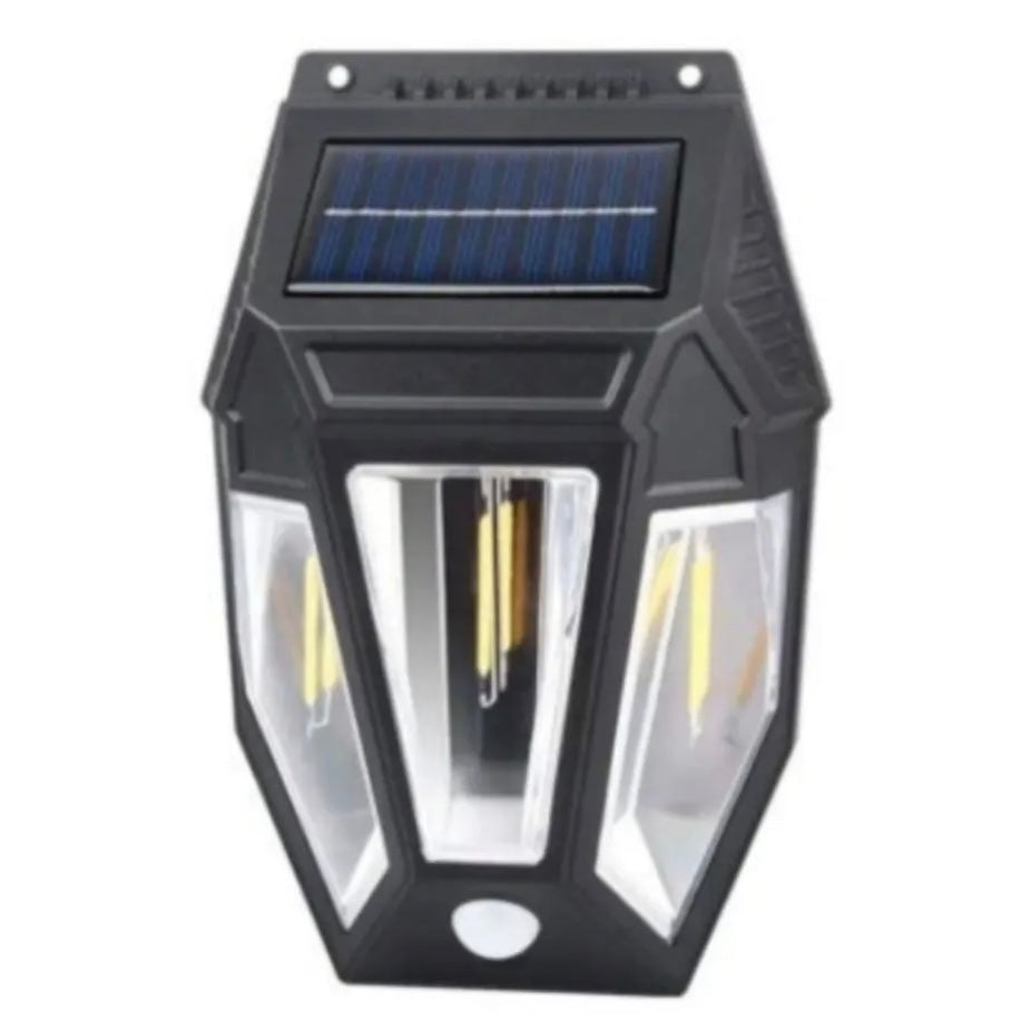 Lampa Solara Led Cu Senzor De Miscare 19x12cm, De Perete