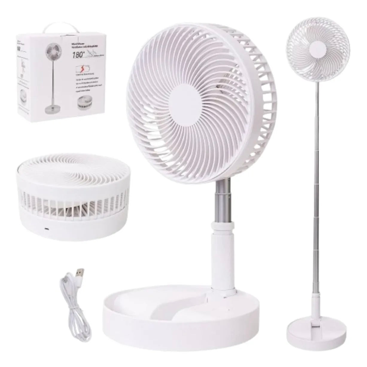 Ventilator De Masa Portabil, Cu USB