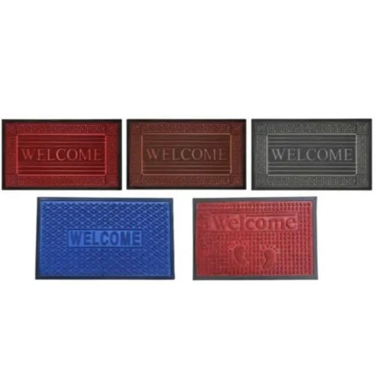 Covoraș De Intrare 40x60cm Din Cauciuc Și Material Textil, Diferite Culori