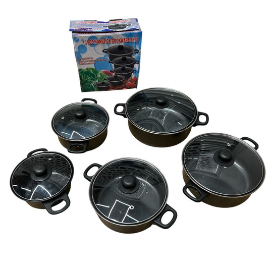 Set Oale 10 Bucăți De Gătit Antiadizente