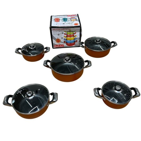 Set Oala 10 Bucăți, Mărime 18-26 Portocaliu