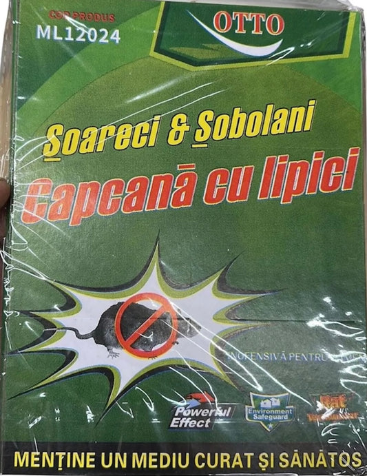 Lipici Pentru Soareci 80G,Carte Soareci Trap